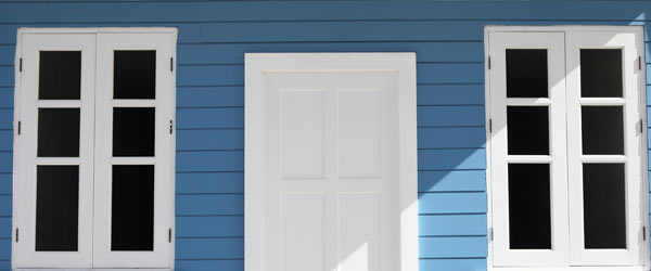 facade maison bleue