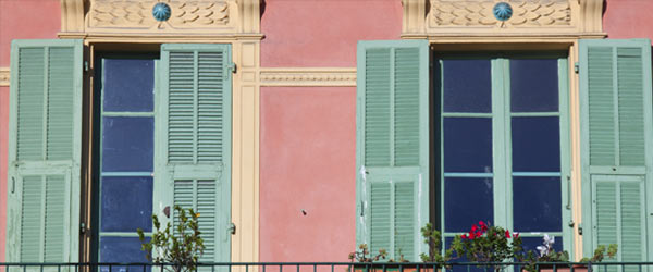 facade maison rose