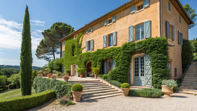 couleur maison ocre