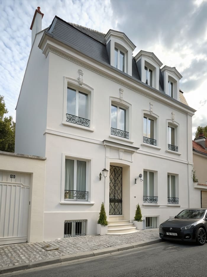 maison etages facade